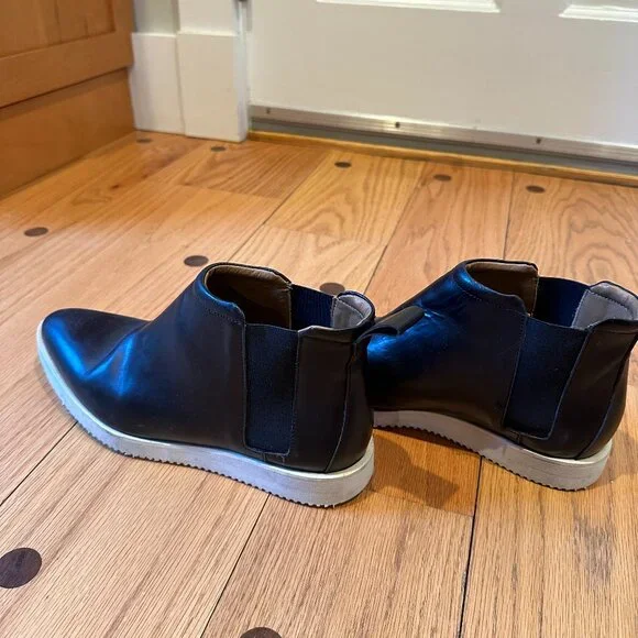 Everlane The Street Bootie Black Leather - Sz 7.5 - Picture 3 of 5